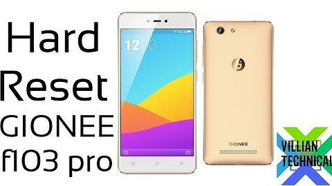 GIONEE f103 pro hard reset pattern password unlock