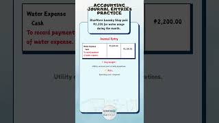 Paid Monthly Water Bill Journal Entry (Easy Examples)