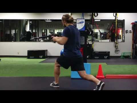 Cable Split Stance Single Arm Row