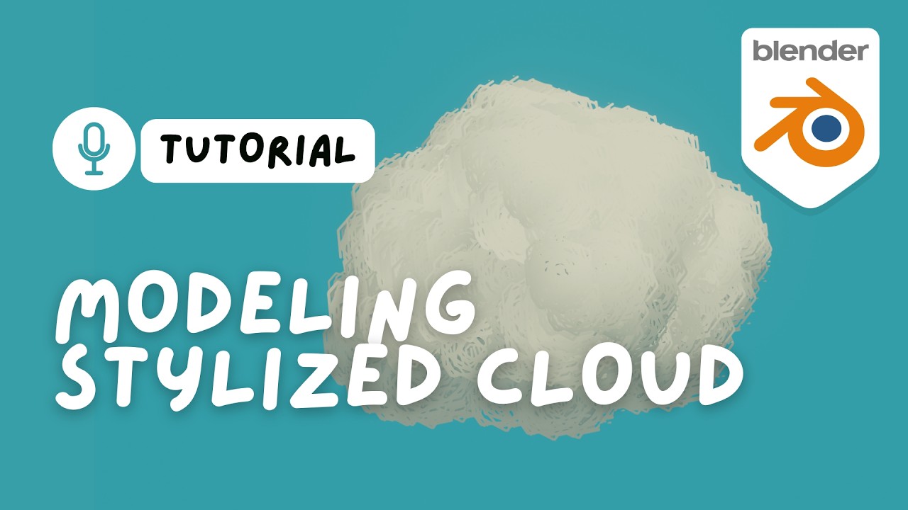 How to make 3D Stylized Cloud in Blender | Blender Tutorials - YouTube