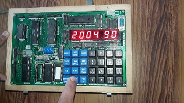 8085 microprocessor practical subtraction of two bytes(2)
