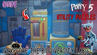 Poppy Playtime chapter 5 | Explore the biodiversity Labs | Utility Puzzle