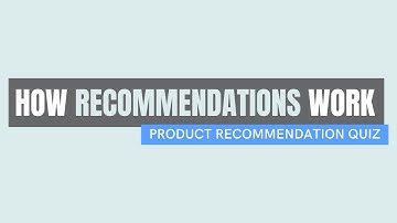 How Recommendations Work | Link Products & Collections || Product Recommendation Quiz