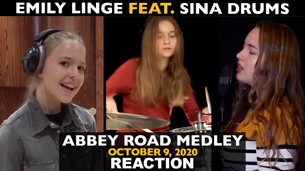 Musicians REACT to Emily Linge feat. Sina Drums: Abbey Road Medley (2020) Beatles cover