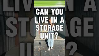 Can you live in a storage unit?! #storageunit #extraspacestorage @extraspacestorage