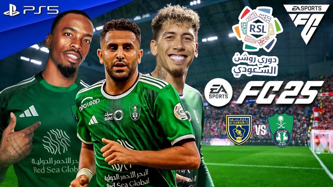 FC 25 | Al Taawoun vs Al Ahli - Saudi Pro League 2024 Full Match ft Toney, Firmino, Mahrez | PS5™ 4K