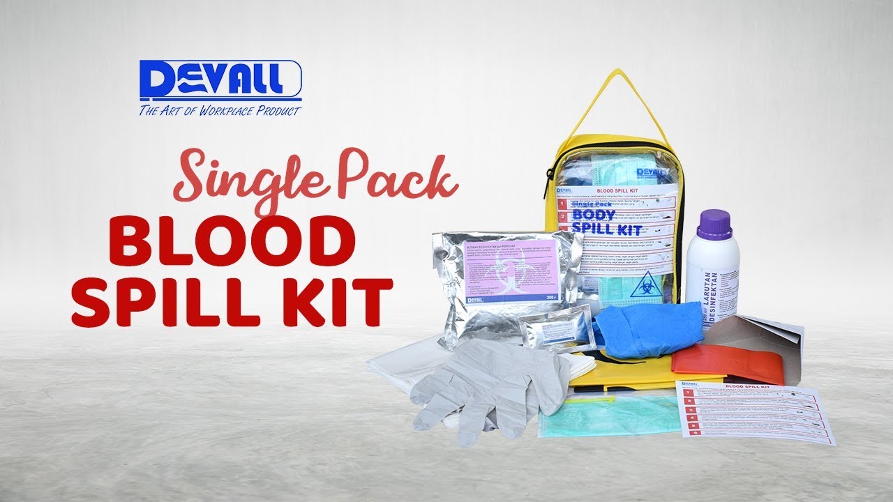 Single Pack Body Spill Kit (Blood) YouTube