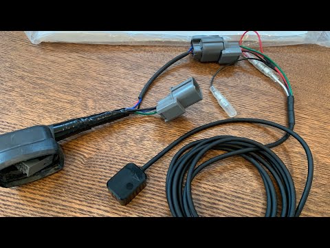 NSF100新型メーター用 自作配線 磁気ラップセンサーテスト