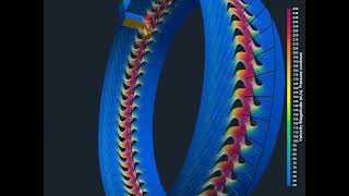 Unveiling Axial Turbine Stage Transient through AMI Interface and Moving Camera Fusion | CFD Support