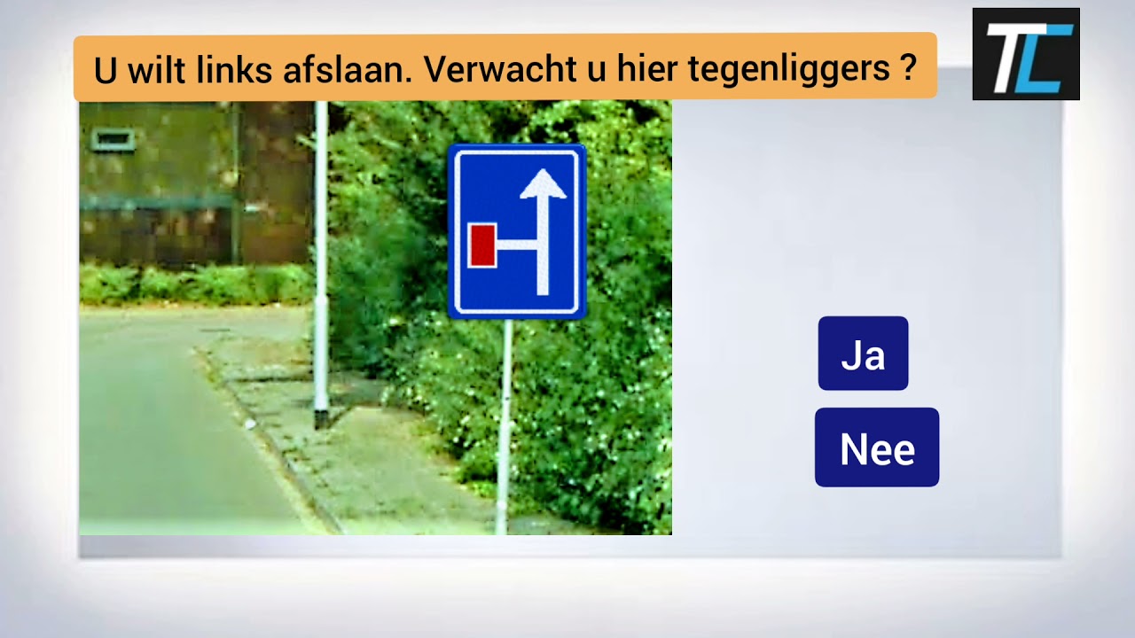 U wilt links afslaan. Verwacht u hier tegenliggers ? - YouTube