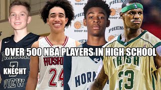 Famous EVERY NBA PLAYER BACK IN HIGH SCHOOL! Wealth
