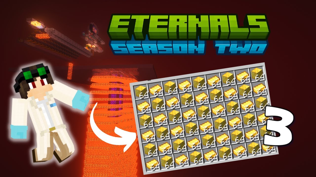 I Built the ULTIMATE GOLD FARM in Minecraft Survival | Eternals SMP | Episode 3