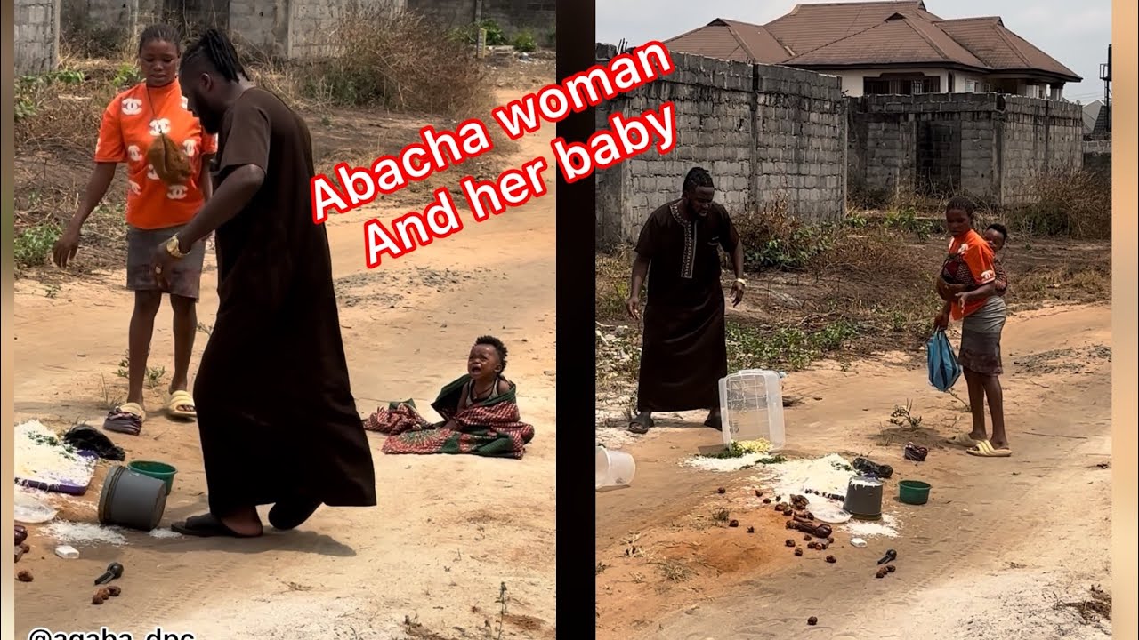 Женщина из племени Абача и ее ребенок