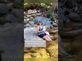 🌄Mountain river and crochet!