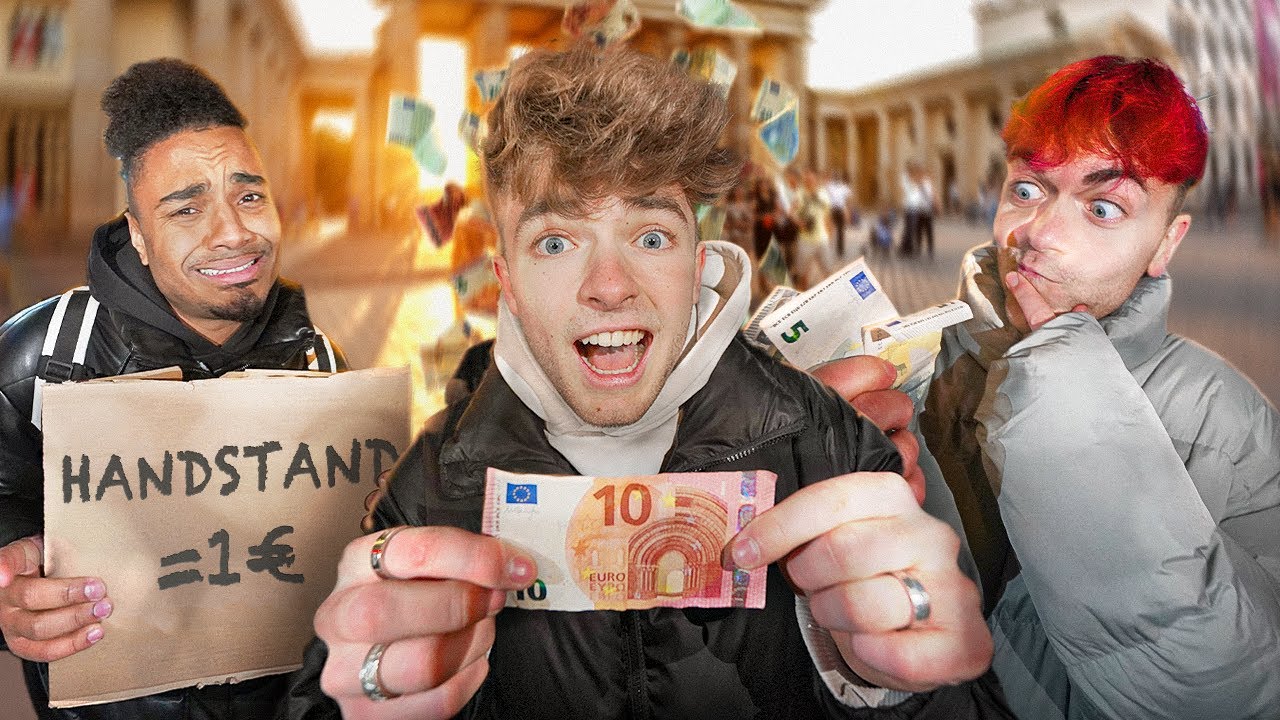 WER verdient MEHR GELD in 2 Stunden ? 💸 mit @simonwill  @RickAzas