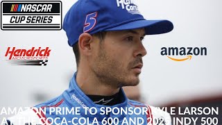 Amazon Prime To Sponsor Kyle Larson At The Coca-Cola 600 And 2025 Indy 500
