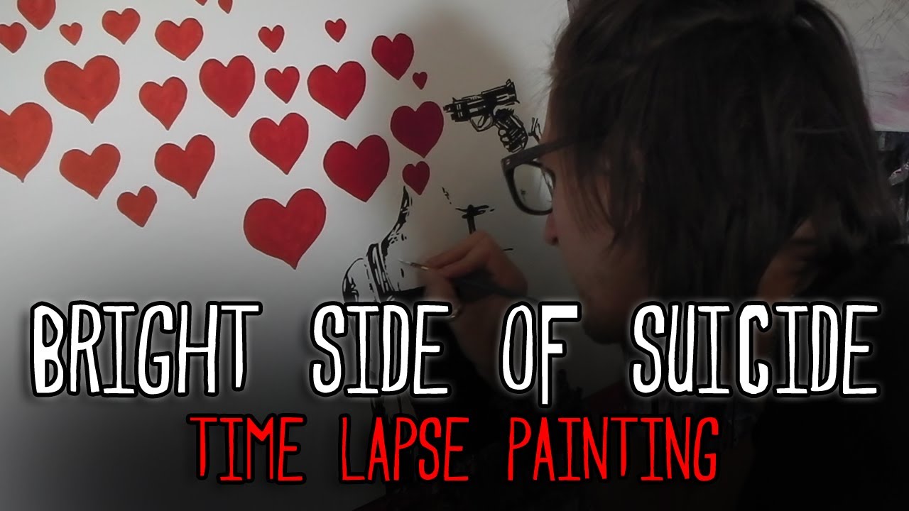 Bright Side Of Suicide - SPEED PAINTING / TIME LAPSE - Art By Stephen Quick paint net