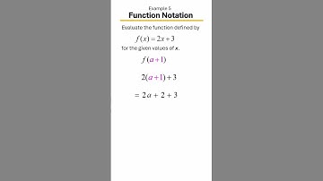 Function Notation Made Easy! 📘 | How to Evaluate Functions Step-by-Step 🔢 Example 5