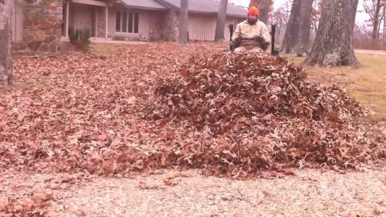 Some like to plow snow ,  we like to plow leaves!  GrassMaster Lawn Service - Poplar Bluff, MO