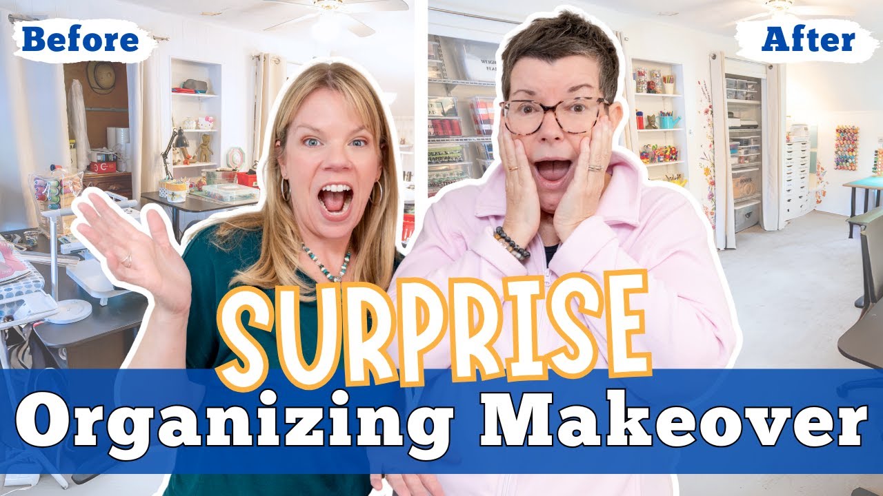 You Won’t Believe This Cluttered Craft Room Makeover - Awesome Organizing Ideas!