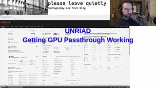 UNRAID GPU Passthrough - needed a tweak