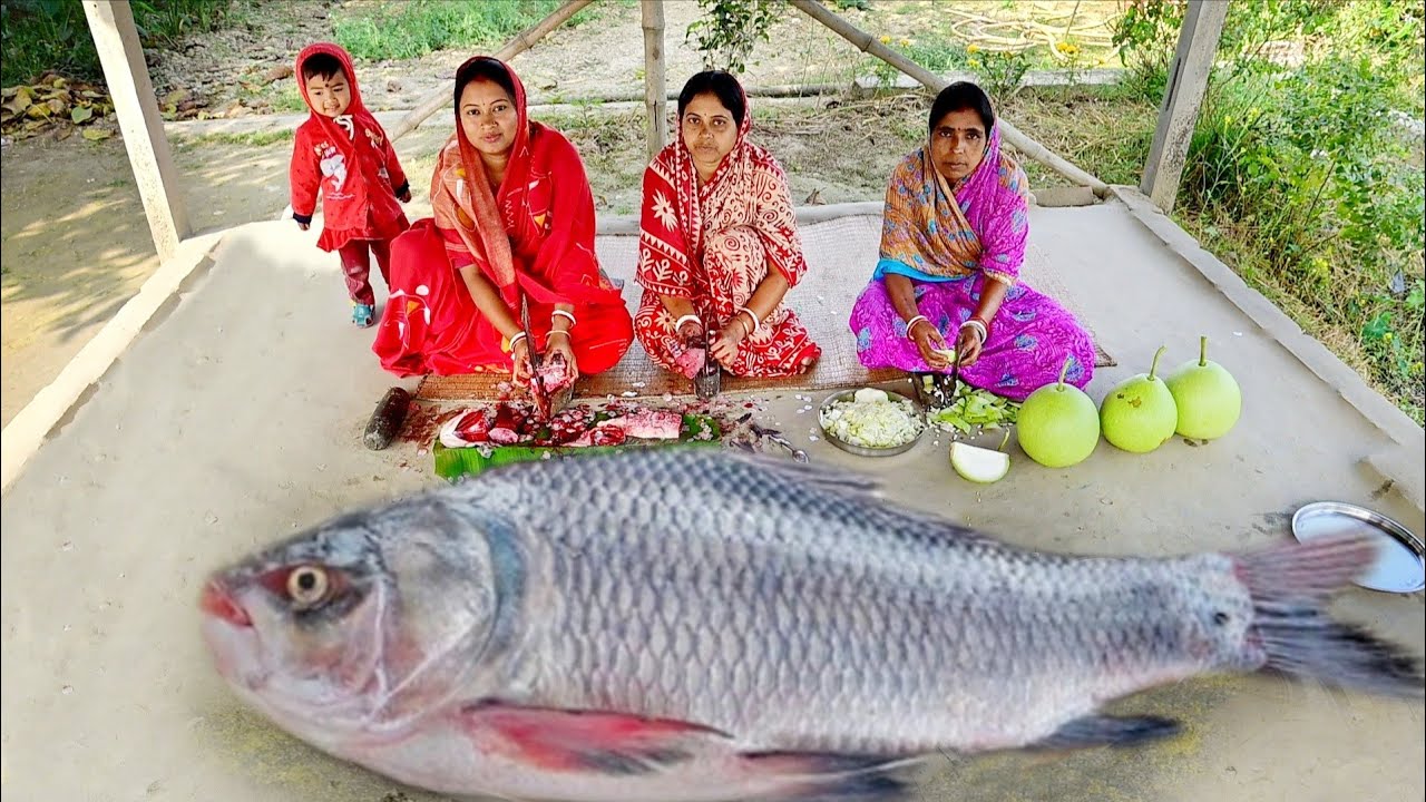 3kg ওজনের কাতলা মাছ দিয়ে রেশমি কাতলা রান্না করলাম সবাই বলল দই কাতলার থেকে ভালো সাথে লাউ ডাল