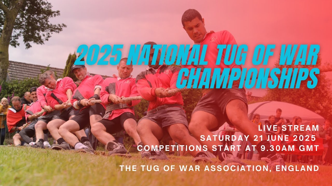 2025 English National Tug of War Championships - Saturday 21 June - YouTube