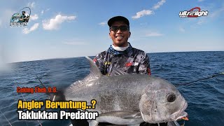 Micro PE Ceking Ebek 0.8 ft. Rod Bullzen Brutal || Giant Trevally || Extreme Ultra Light Jigging