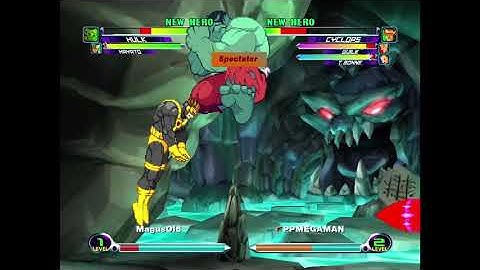 MvC2 Mvci Umvc3 MagusOld  vs  PPMEGAMAN (Xbox360)