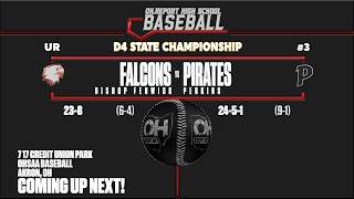 UR Fenwick Falcons (23-8) vs #3 Perkins Pirates (24-5-1) - D4 Baseball State Championship (Restream)