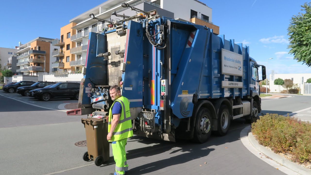 Svoz bio a gastro odpadu z bytových domů v Hradci Králové