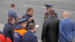 Глава Тульской области посетил тренировку парада и дал военным ценные указания