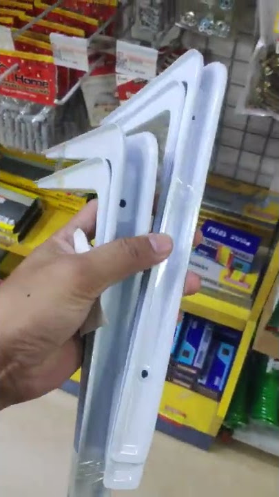 siku tembok untuk membuat rak buku dan peralatan lain.