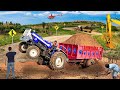 Tractor Trolley Driving Simulator 3D Best Game || Israel & USA Tractor Game with urdu and hindi