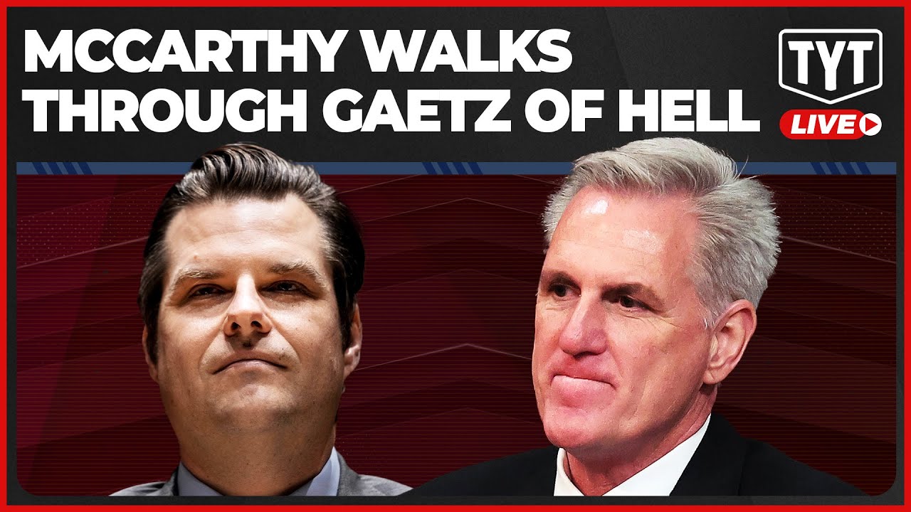 McCarthy SHADES Matt Gaetz For Alleged Sex W  17 YO