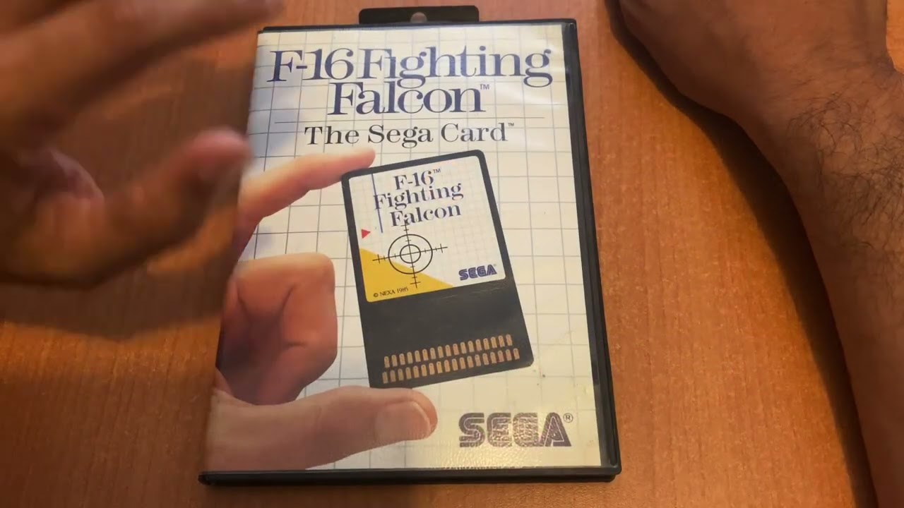 F-16 Fighting Falcon - Jeu Master System (SEGA) - Complet PAL - Édition SEGA CARD
