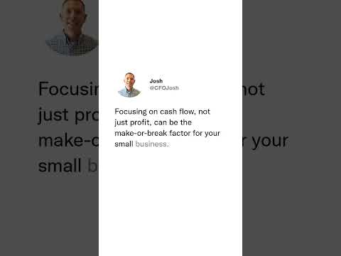 Focusing on cash