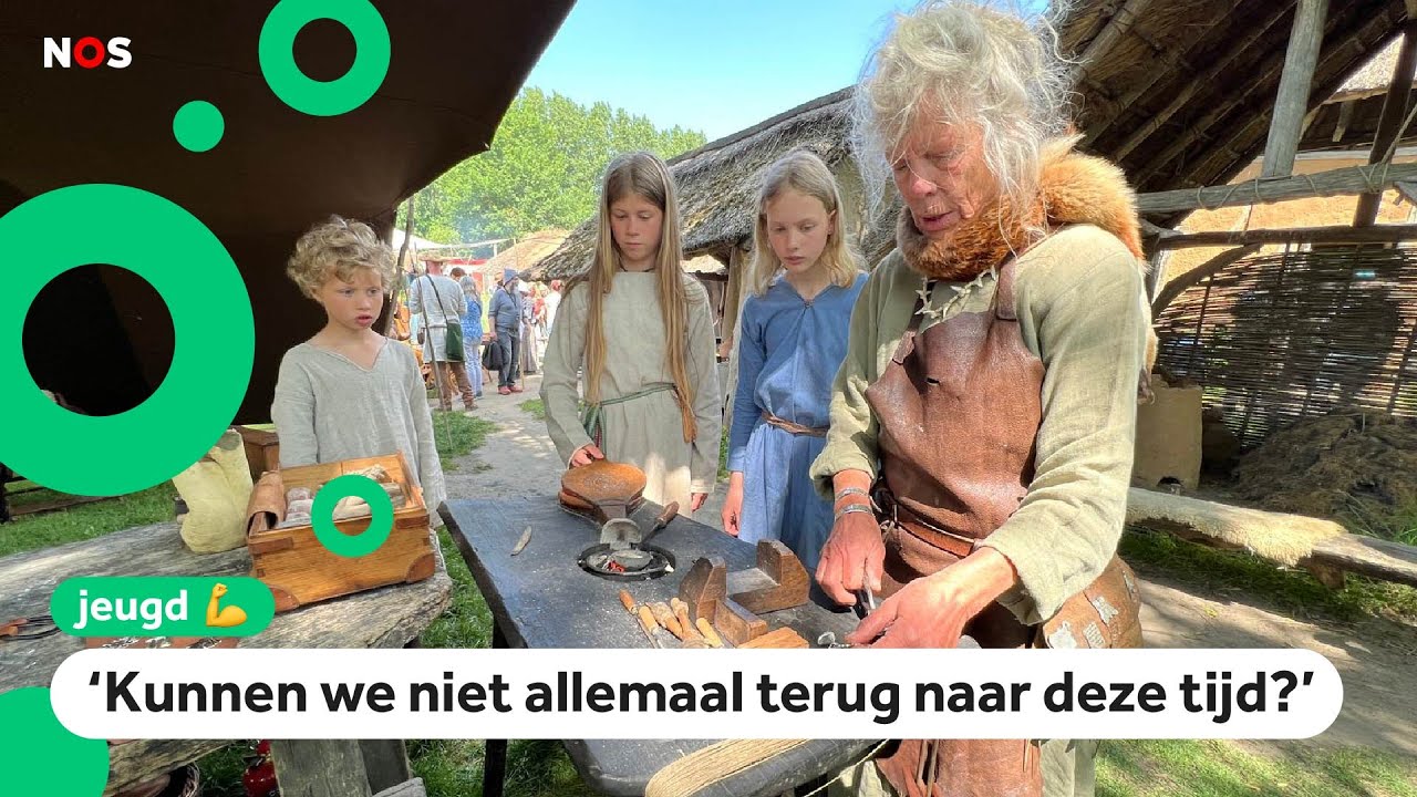 Mira en Aurora zijn (voor even) Vikingen