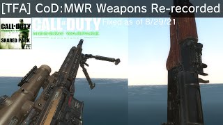 Garry's Mod [TFA] Call of Duty: Modern Warfare Remastered All Weapons Showcase (Re-recorded Version)