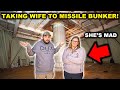 Taking My WIFE to the NUCLEAR Missile BUNKER for the FIRST TIME!!! (She's Not Happy)