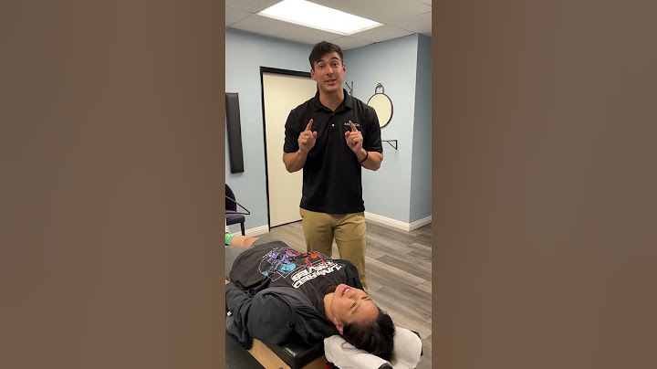 Best adjustment if you sit at a desk