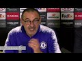 Maurizio Sarri reaction Chelsea Vs Bate Borisov