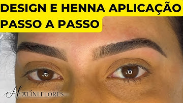 Design de Sobrancelhas com Henna Passo a Passo | Eyebrows Shapes | Eyebrow Threading | Henna #5