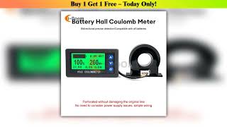 Hands-on DC 9V-100V Battery Capacity Coulomb Meter Monitor Capacity Display Hall Sensor Coulomb Tes
