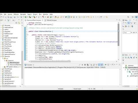Shannon's Ultimate Machine (with code)