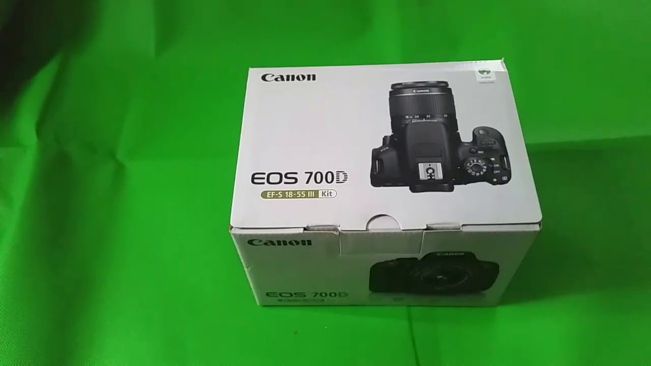 Fotoaparat Canon 700d Objektiv 18 135mm Unboxing Youtube