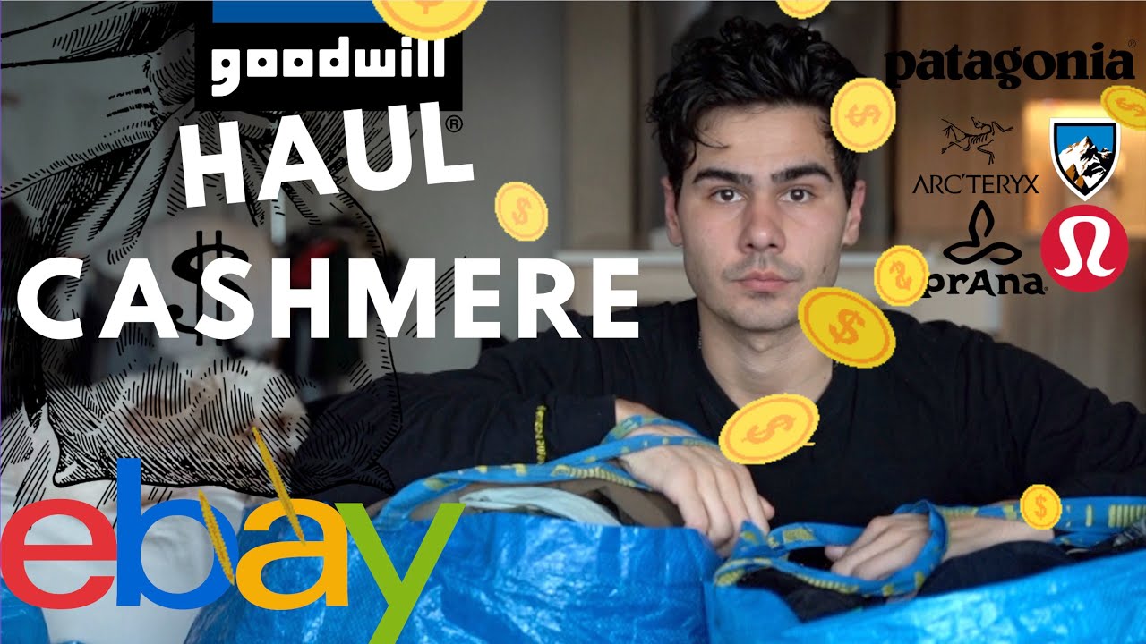 GOODWILL CASHMERE HAUL I Spent 40 On 30 Items To Resell On Ebay For Big Profit & Increase