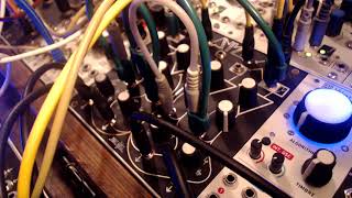 SynthTech E370 + Make Noise QMMG 4 Voice First Patch