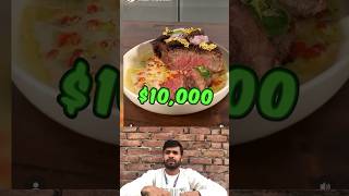Feeding A $1 VS $10,000 Steak mrbeast youtubeshorts viral trending