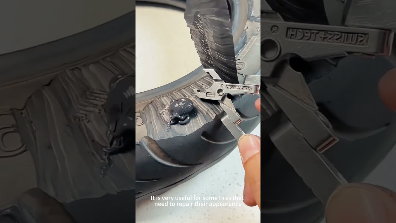 Magic glue that makes tires look like new